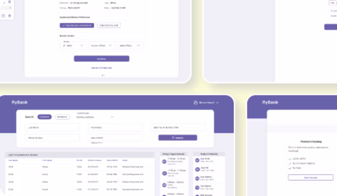 Cover image for Bank Branch Account Opening | UX/UI | Concept to Development