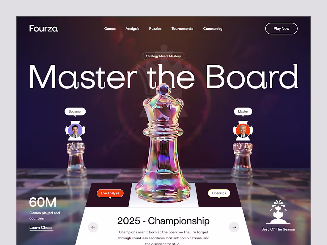 Cover image for Fourza – Chess Learning &