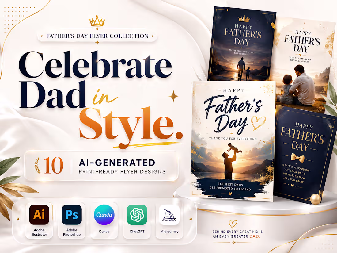 Cover image for Father's Day Flyer Collection