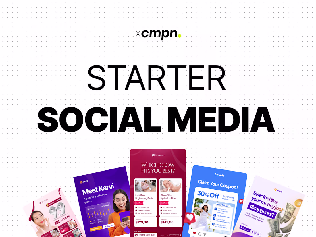 Cover image for Starter Package | Social Media