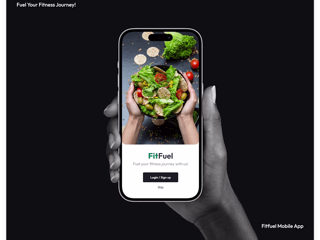 Cover image for Fitfuel Mobile App | User Interface Redesign