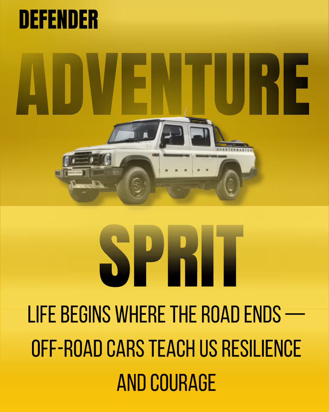 Cover image for Off-road poster - Defender Adventure