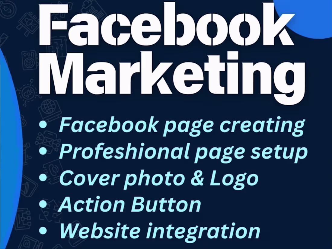 Cover image for Facebook page create and setup, Cover & Logo, Action Button, SEO