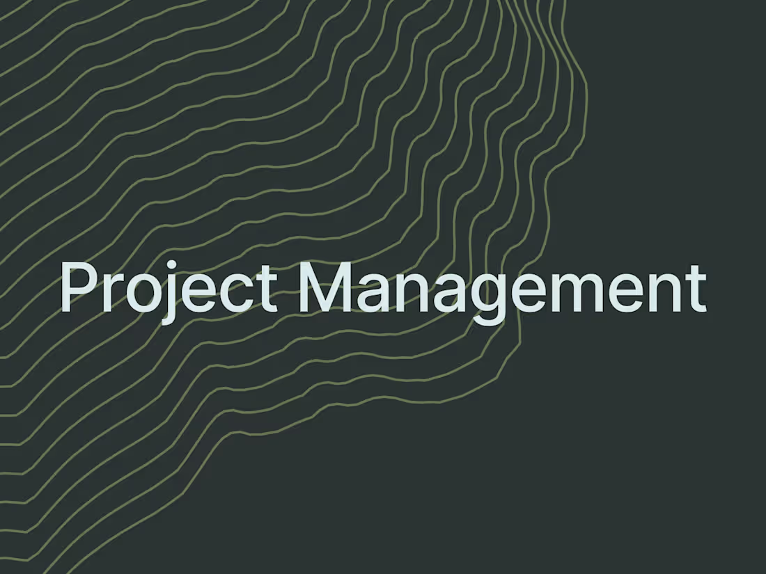 Cover image for PM for web and design. From inception to completion.