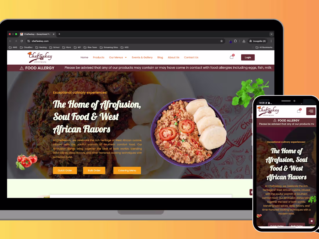 Cover image for Chefteekay – Exceptional Food Experiences