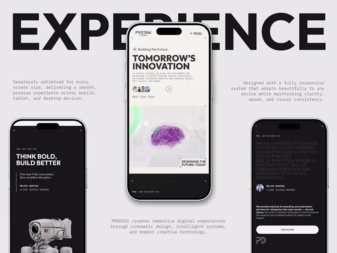 Cover image for UI UX Design Website and App - Prodigi Studios