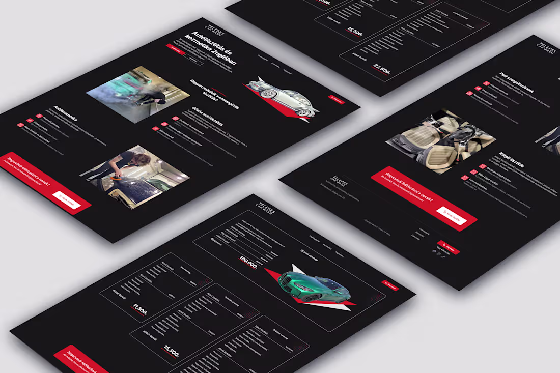 Cover image for Car Detailing Website