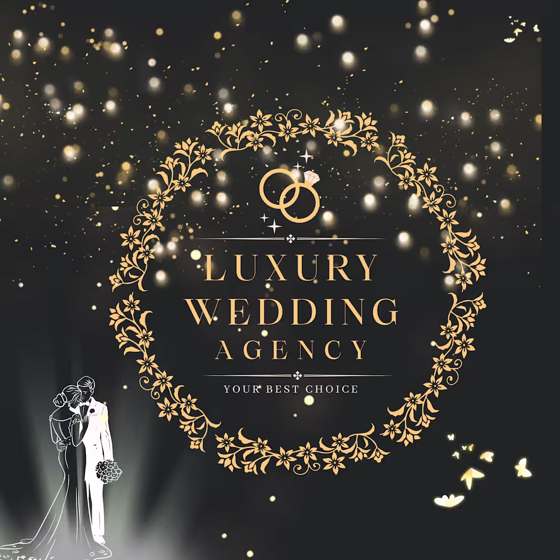 Cover image for Luxury Wedding Brand Logo Design