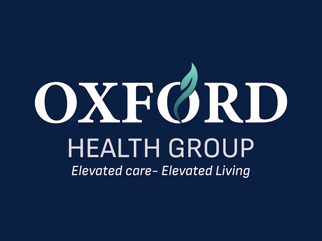 Cover image for Logo for the OXFORD Health