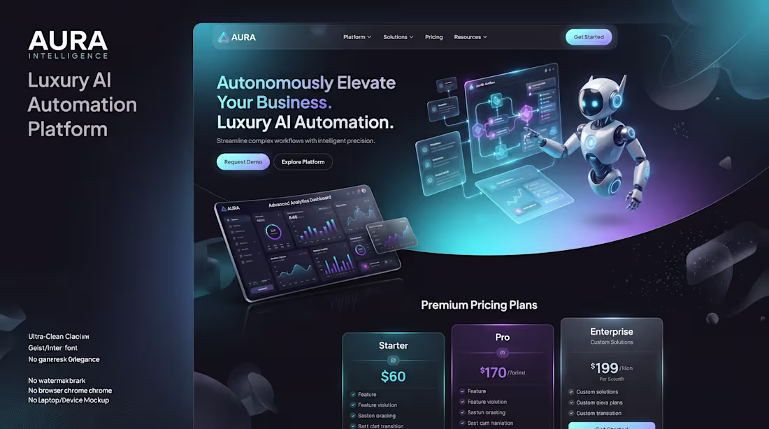 Cover image for Aura Intelligence Premium SaaS Platform