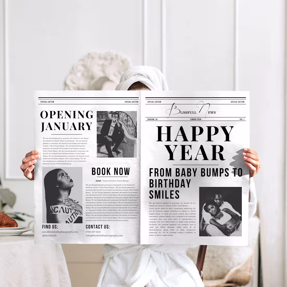 Cover image for New Year campaign for Blissfulstills