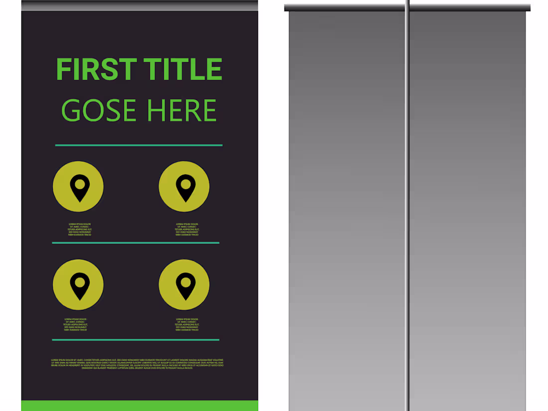 Cover image for CREATE PROFESSIONAL ROOL UP BANNERS