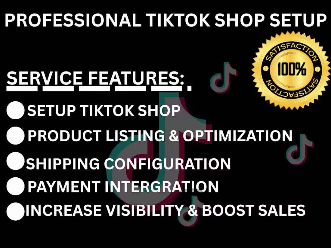 Cover image for tiktok shop setup, tiktok shop marketing tiktok shop ads