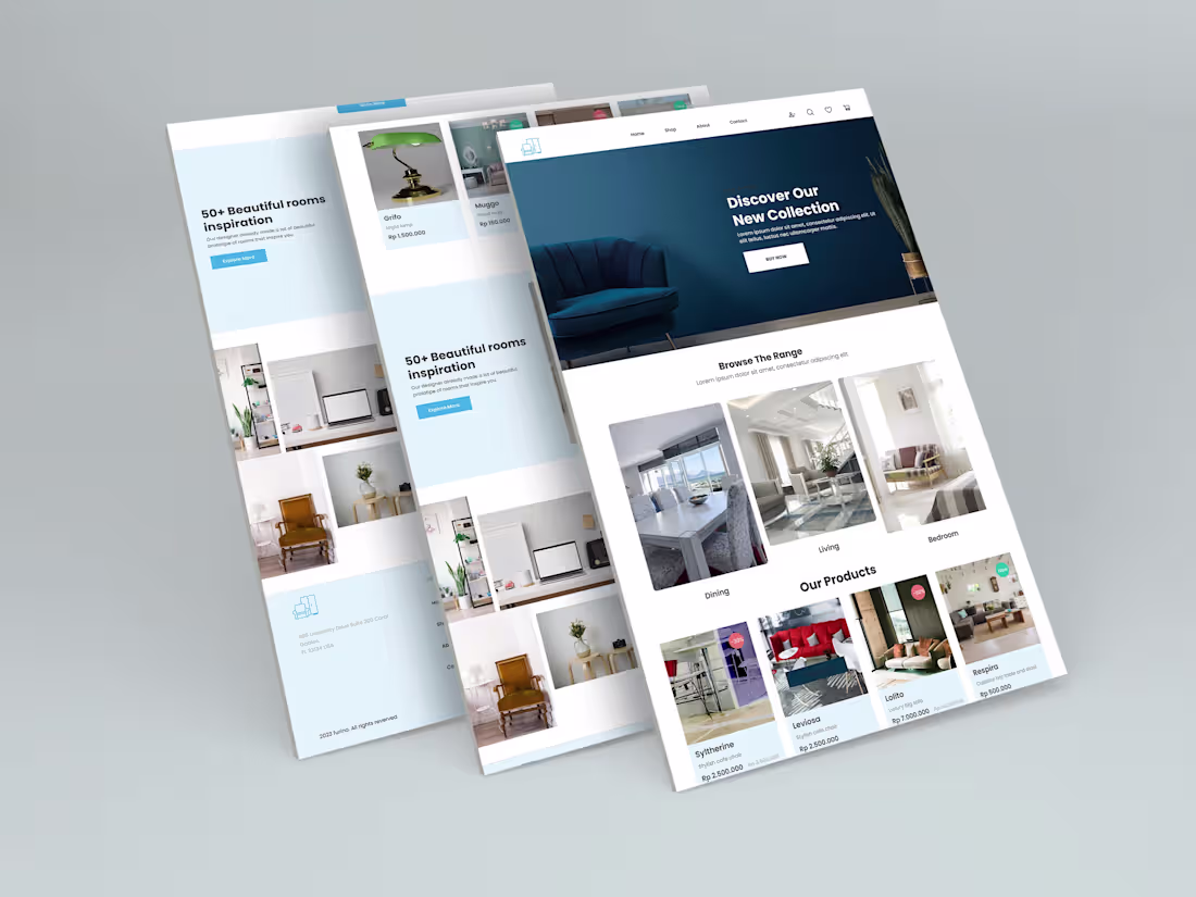 Cover image for Multiple Page Website Design