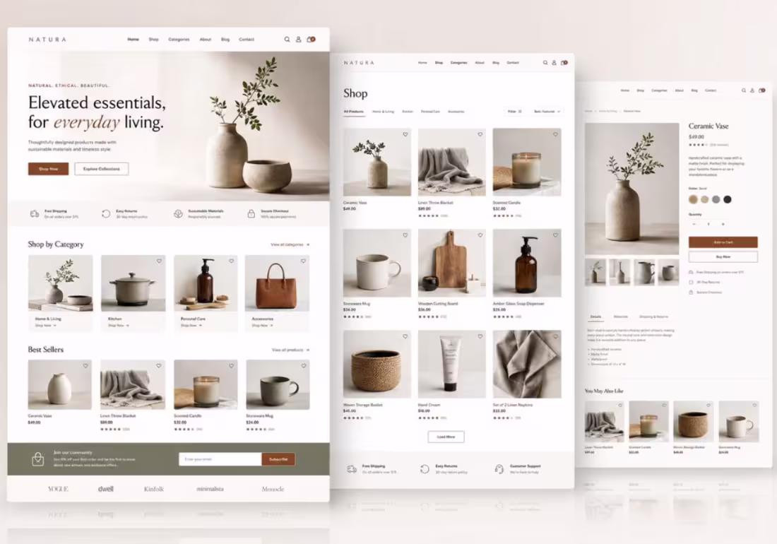 Cover image for Ecommerce Website | Framer Website Design | Framer CMS