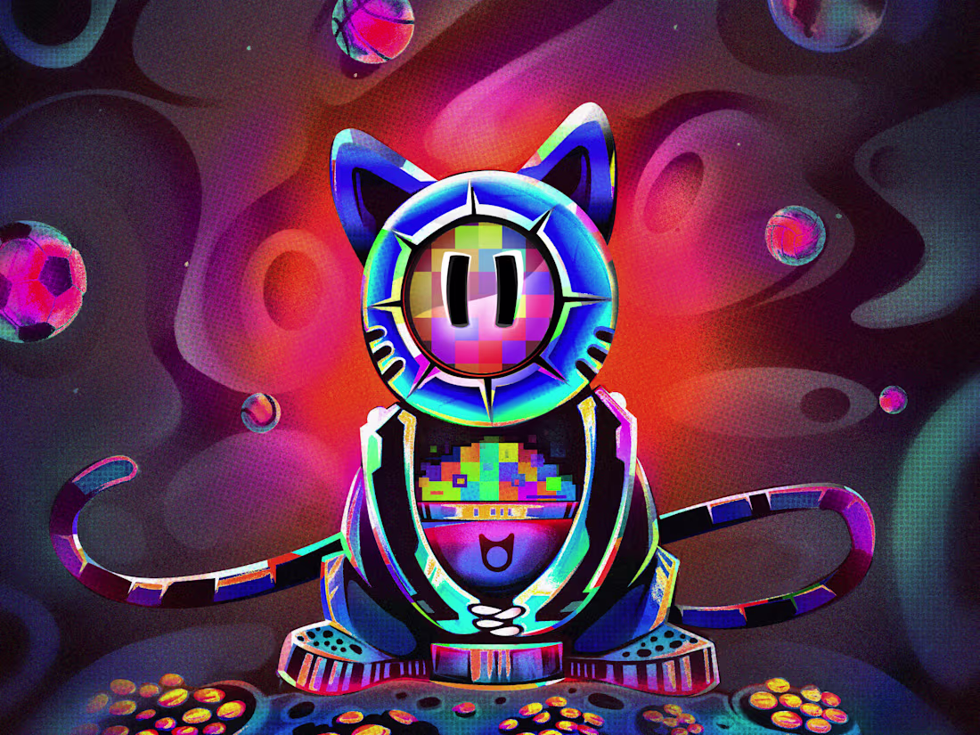 Cover image for Mooncat Bets - Logotype & Mascot Design