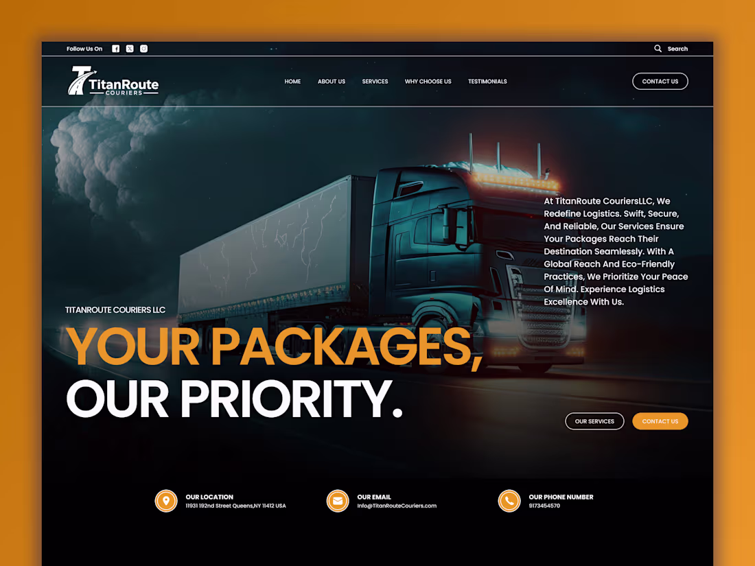 Cover image for 🎯 Logistics Excellence | TitanRoute