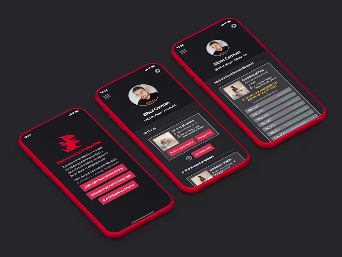 Cover image for Palbetto - Tabletop Gaming Scheduling App Case Study