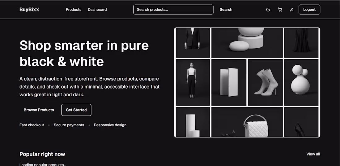 Cover image for BuyWise
AI-driven e-commerce platform with personalized
