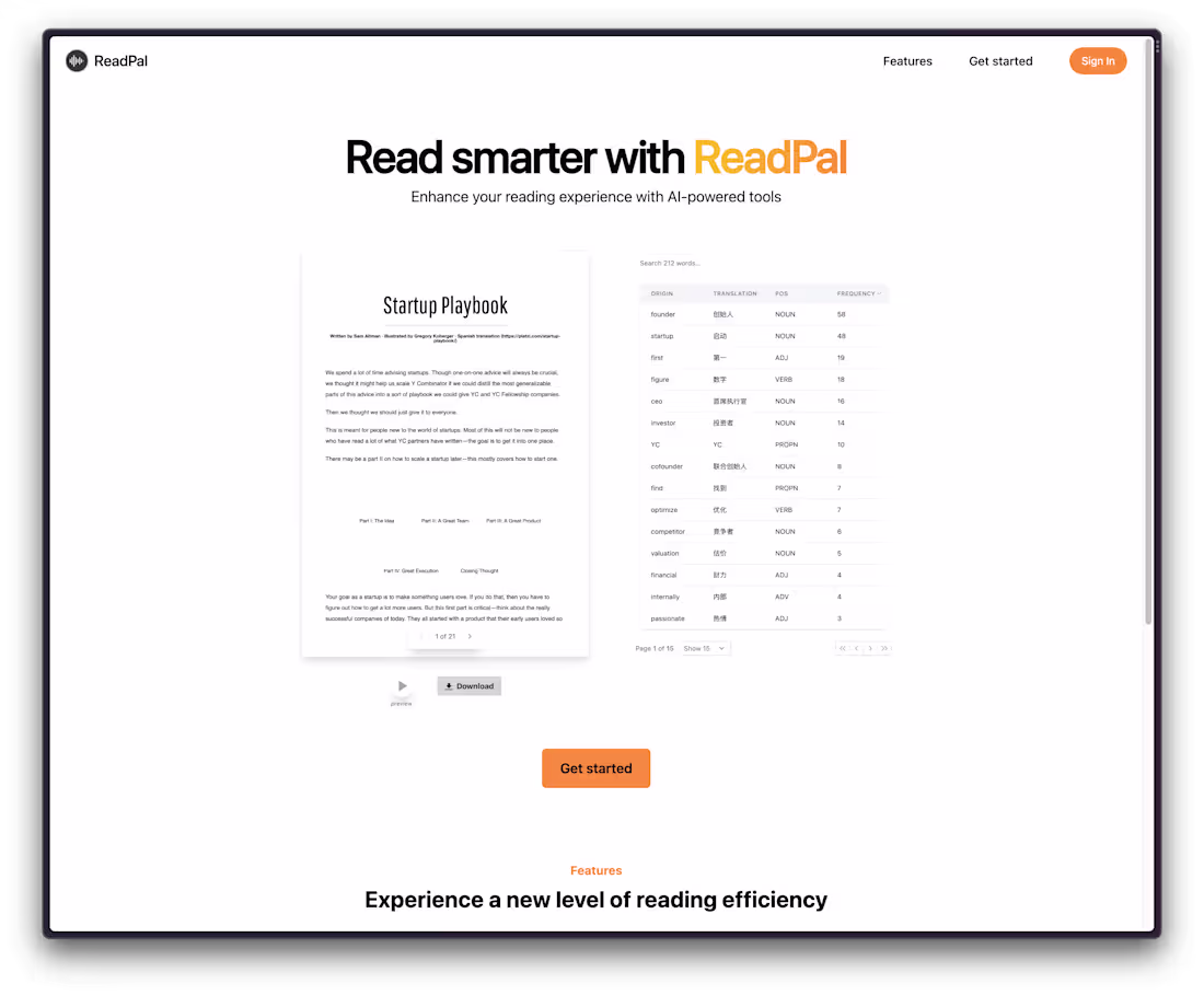 Cover image for ReadPal - Unlock your reading potential and save time