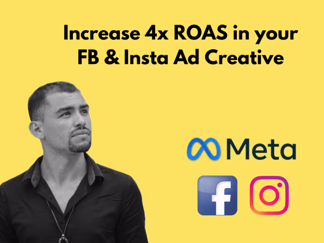 Cover image for Get 4x increase in conversion of your Creatives Face/Insta Ads