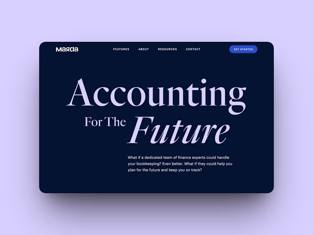 Cover image for Magda is a modern financial