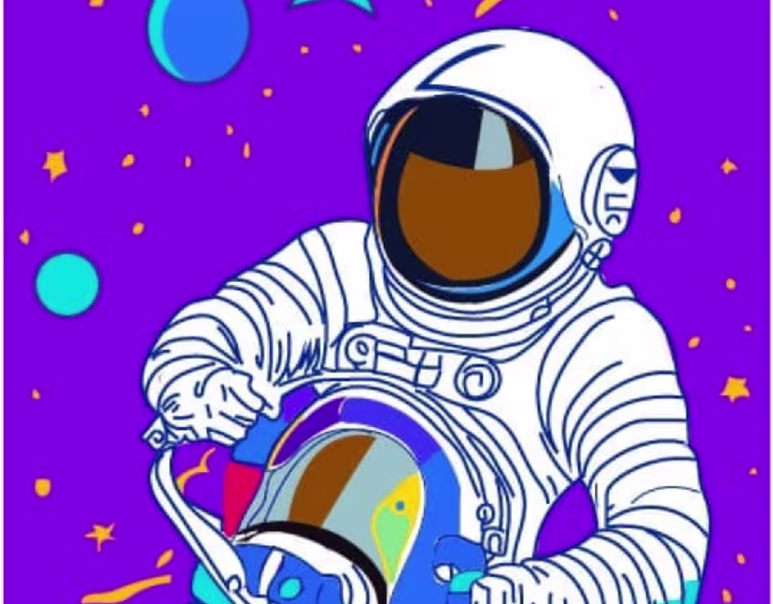 Cover image for illustration of an astronaut