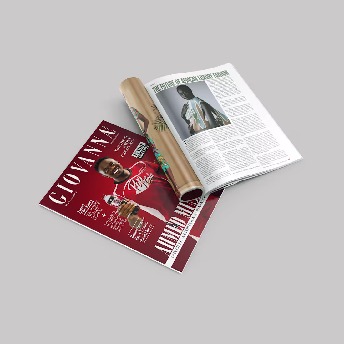 Cover image for Magazine Designs For GIOVA