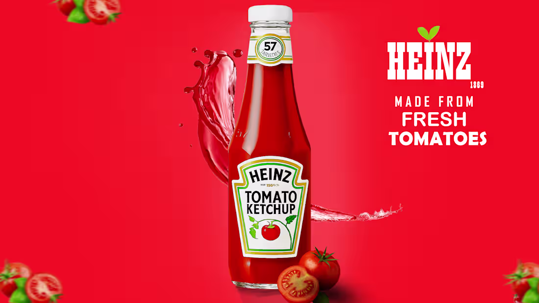 Cover image for Creative Branding Design | Heinz Tomato Ketchup 🍅