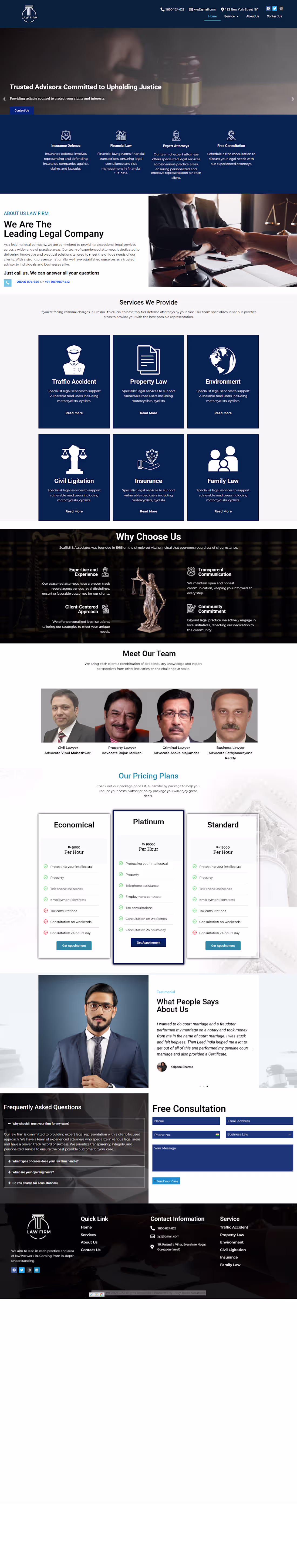 Cover image for Law Firm Website Design (WordPress)

I