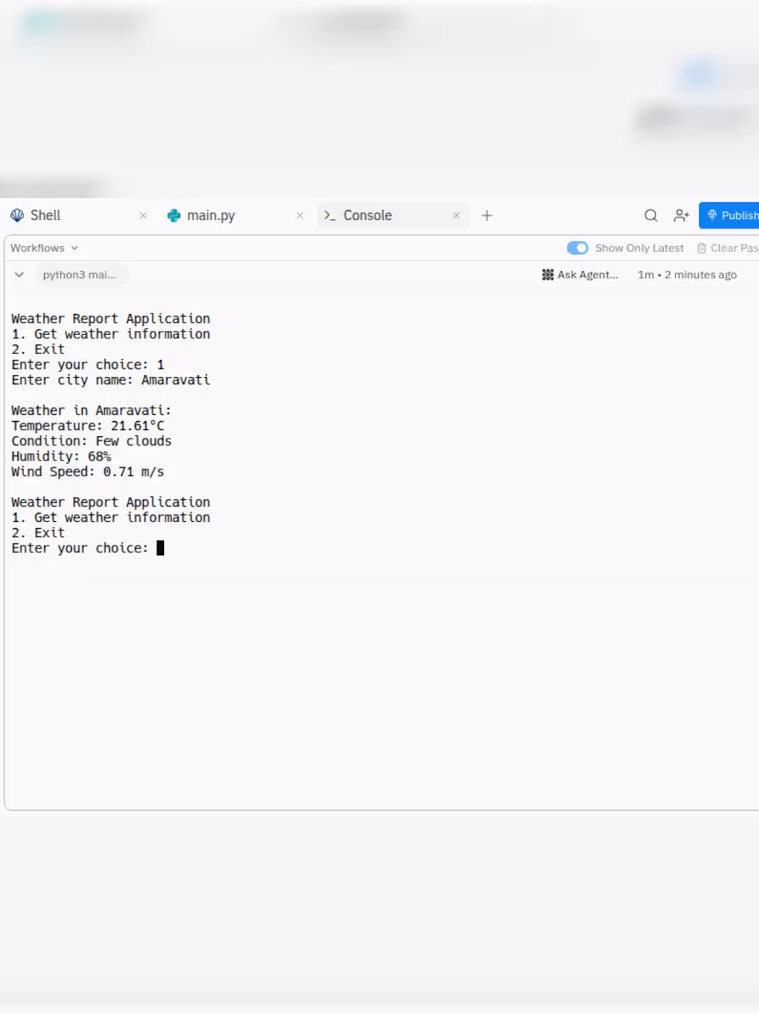 Cover image for Built a real time web applications using Python as backend l...