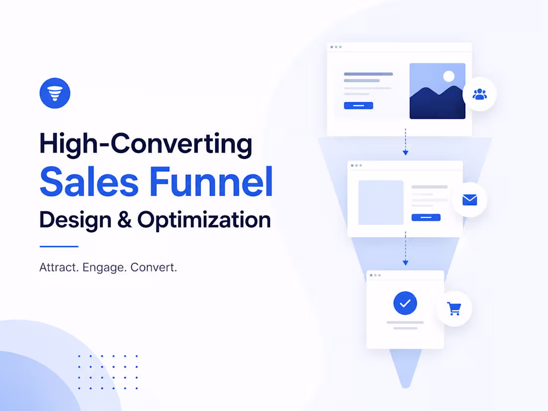Cover image for High-Converting Sales Funnel Design & Optimization