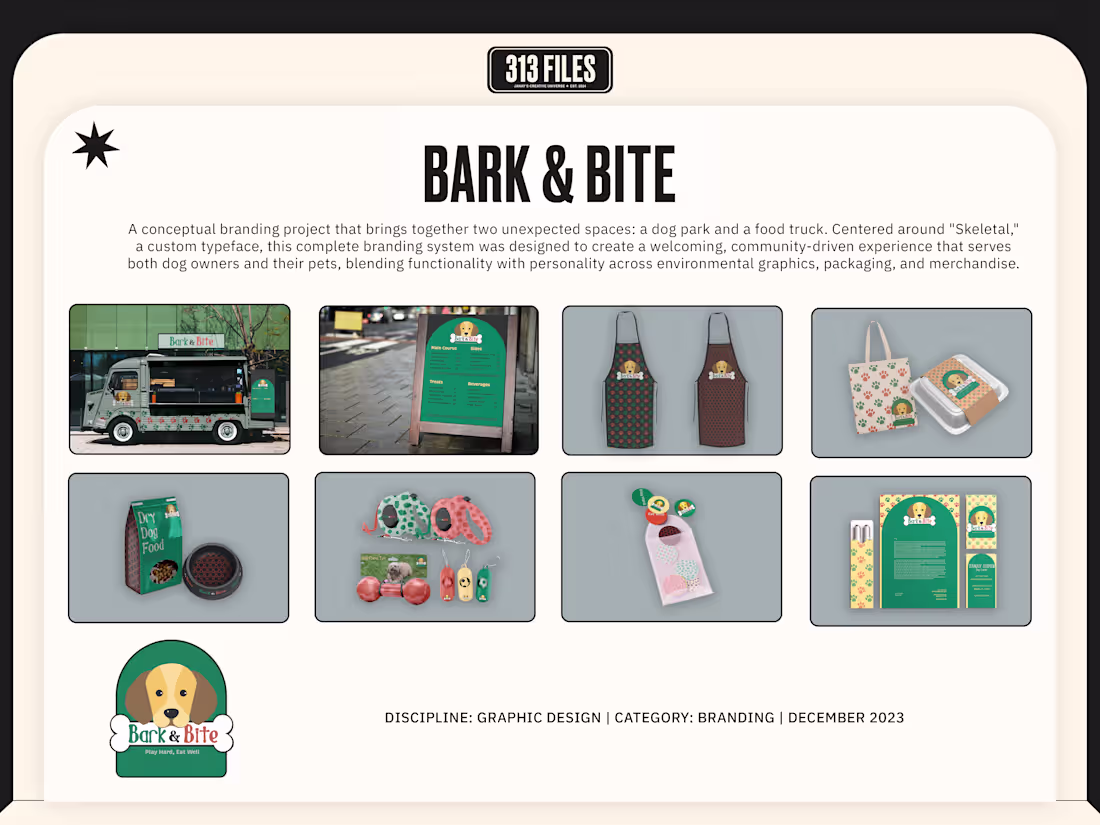 Cover image for Bark & Bite Brand Identity