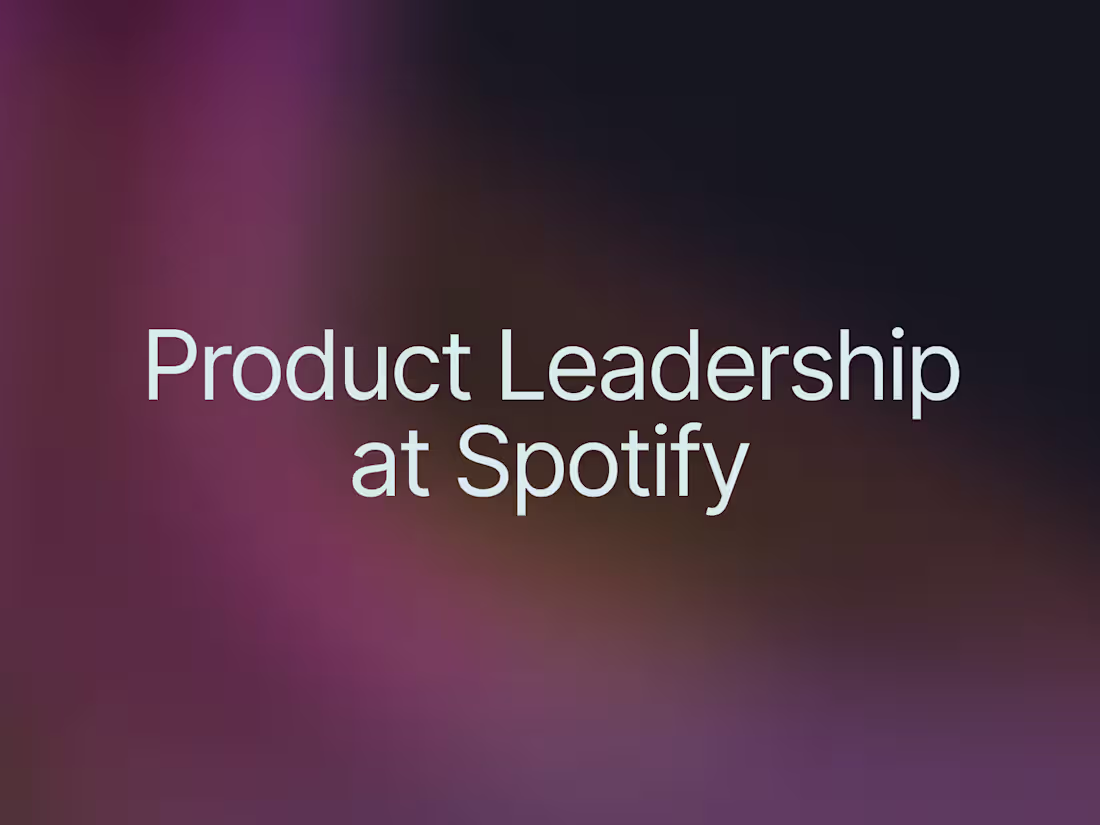 Cover image for Product Support for a B2B Sales-led Org  Acquired by Spotify