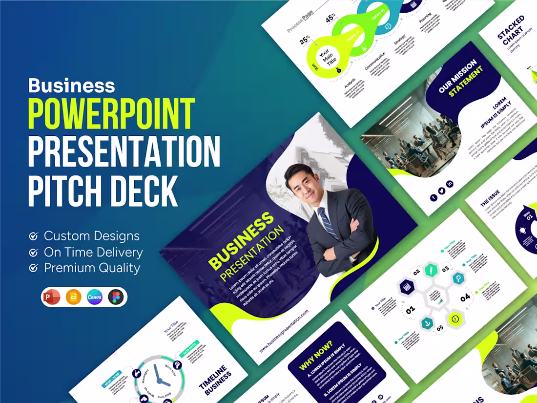 Cover image for I will do powerpoint presentation, pitch deck, google slides
