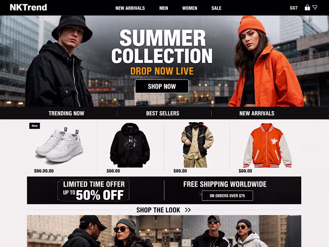 Cover image for A modern Shopify fashion store