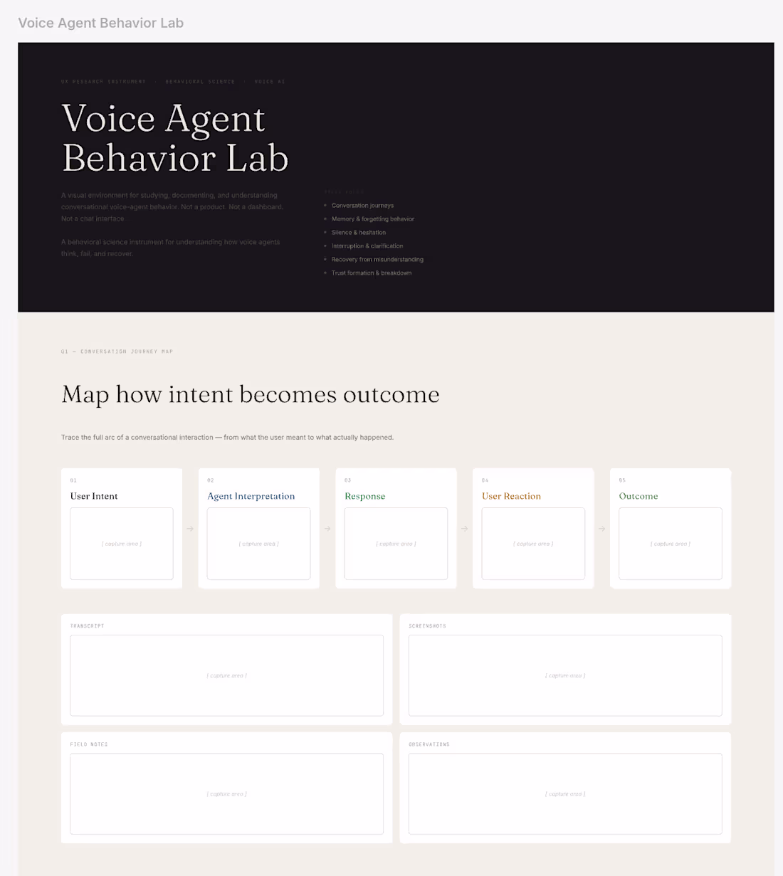Cover image for Voice Agent Behavior Lab