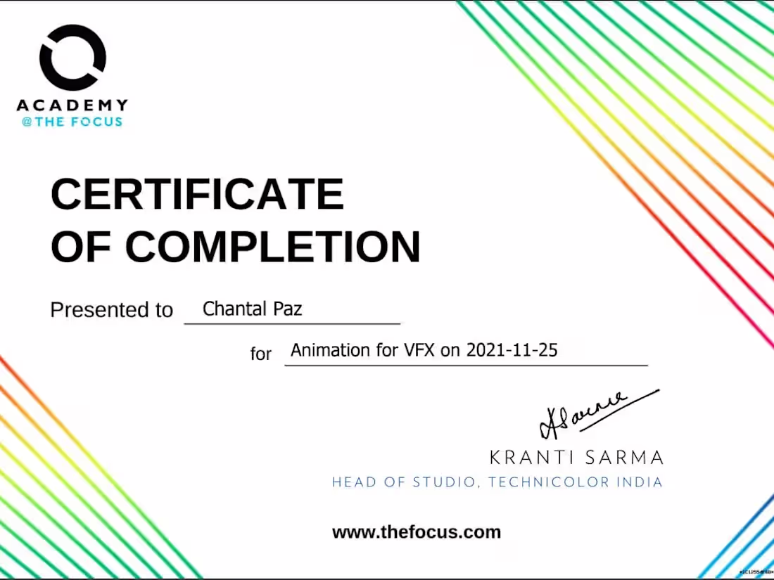 Cover image for 3D Animation for VFX - Academy @ The Focus