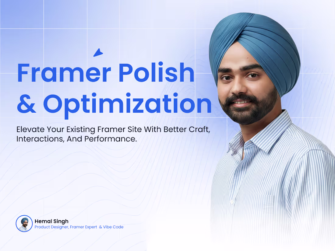 Cover image for Framer Polish & Optimization