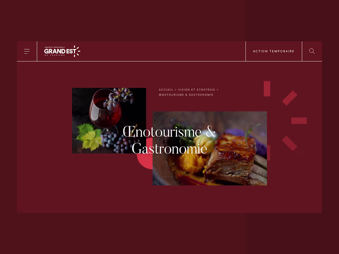 Cover image for Agence Régionale du Tourisme - Oenology