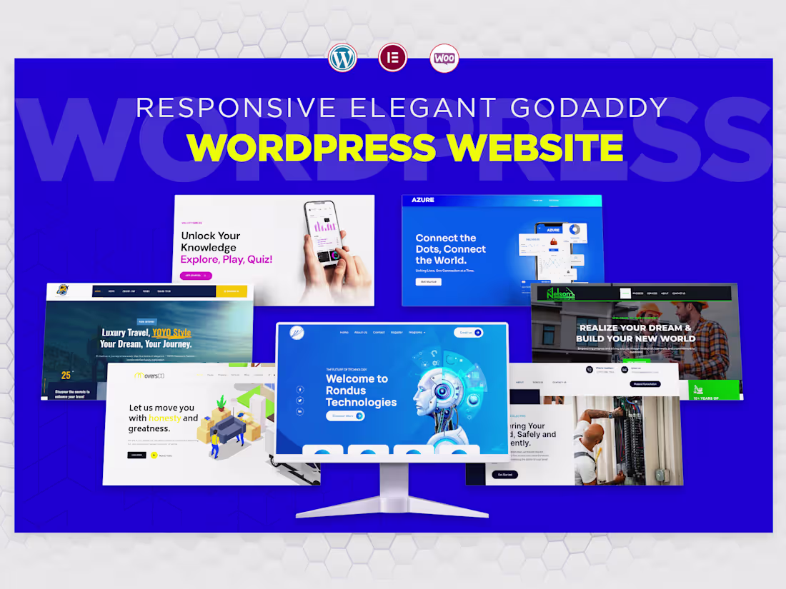 Cover image for Dynamic Portfolio Website with Elementor