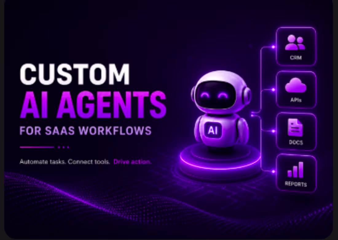 Cover image for Custom AI Agents & Workflow Automation for SaaS