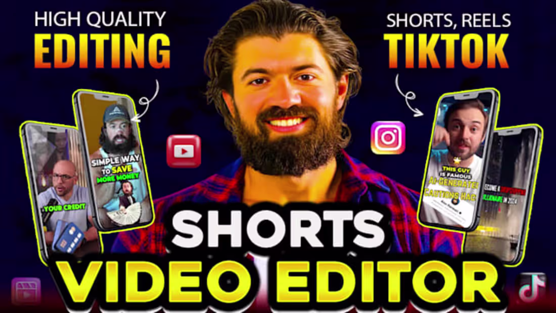 Cover image for Expert YouTube Shorts & Instagram Reels Creation Service