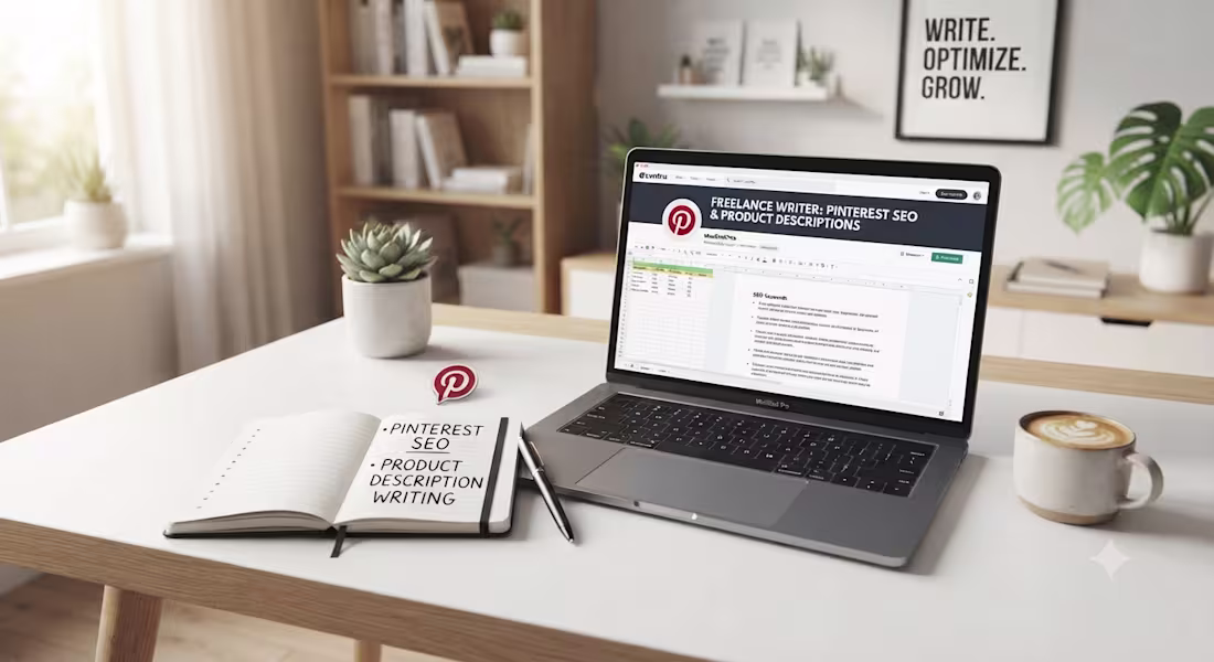 Cover image for Pinterest SEO Titles & Product Description Writing
