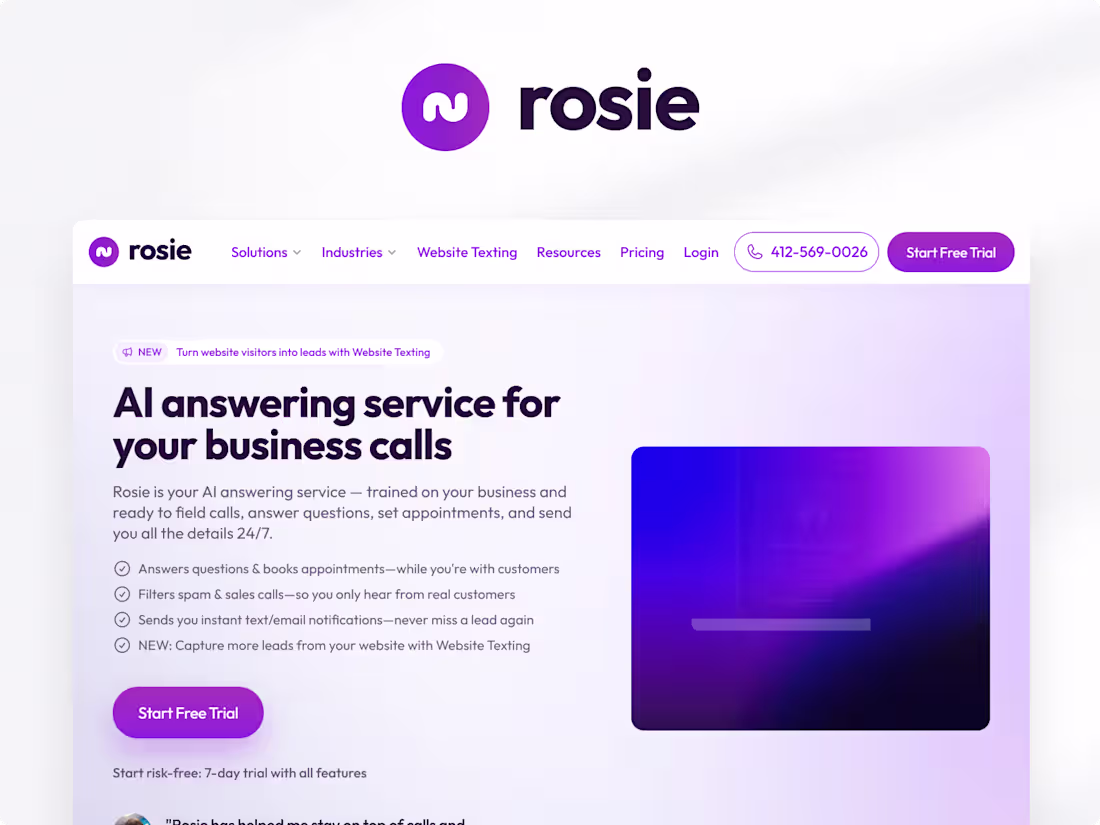 Cover image for HeyRosie · Performance audit & optimisation in Framer