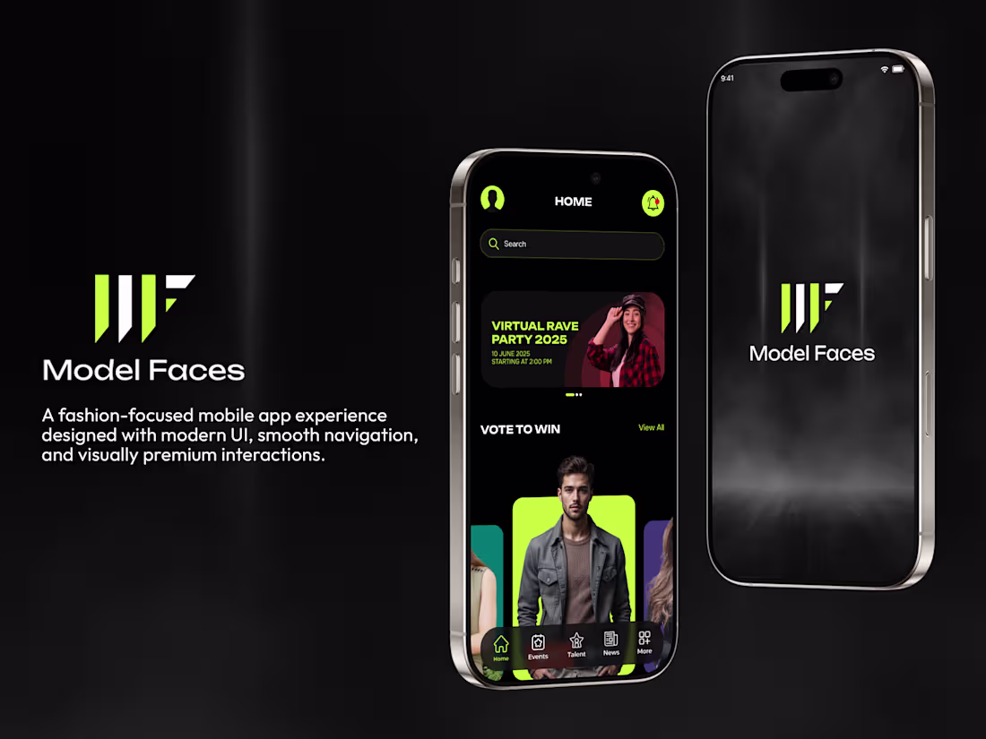 Cover image for Model Faces Mobile Application 