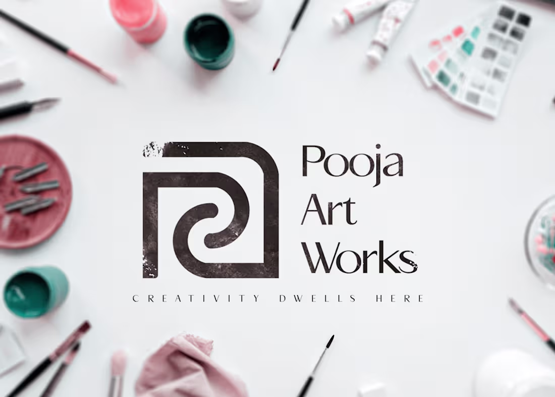 Cover image for Pooja Art Works | Logo & Brand Mark Design