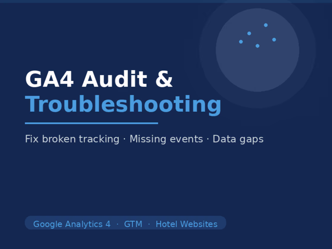 Cover image for I review your GA4 property,