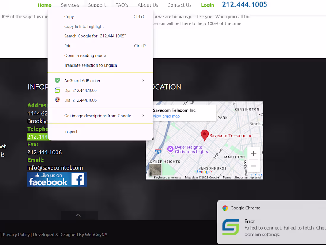 Cover image for Savecom SelectToCall Chrome Extension