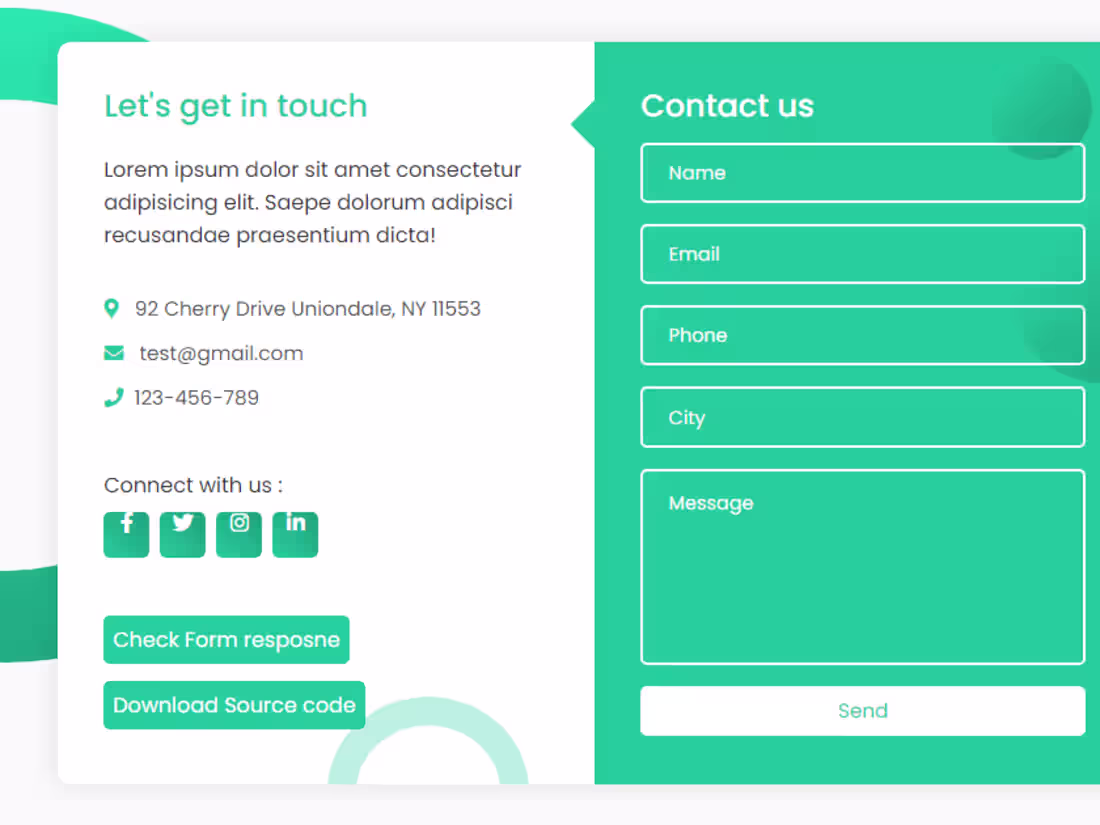 Cover image for Google Form To HTML Customization 